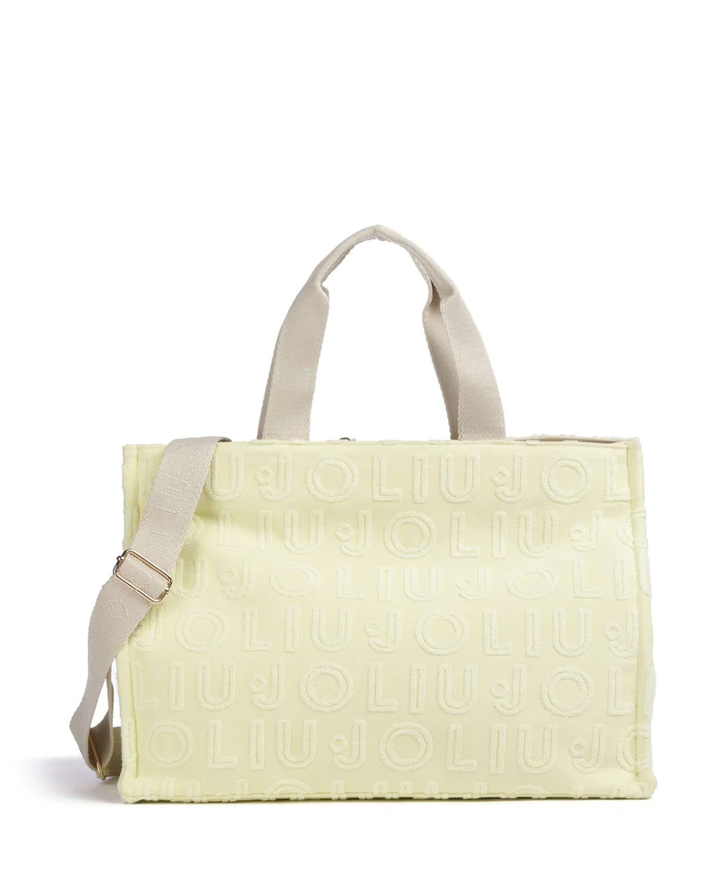 Liu Jo Logo Shopper pale yellow