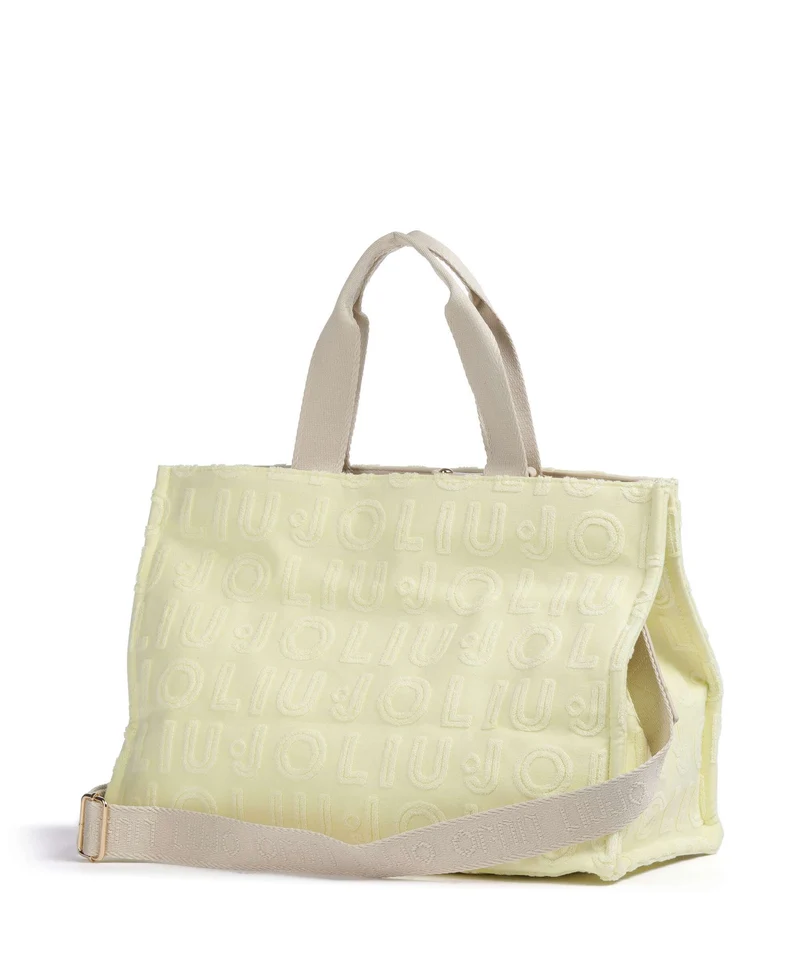Liu Jo Logo Shopper pale yellow