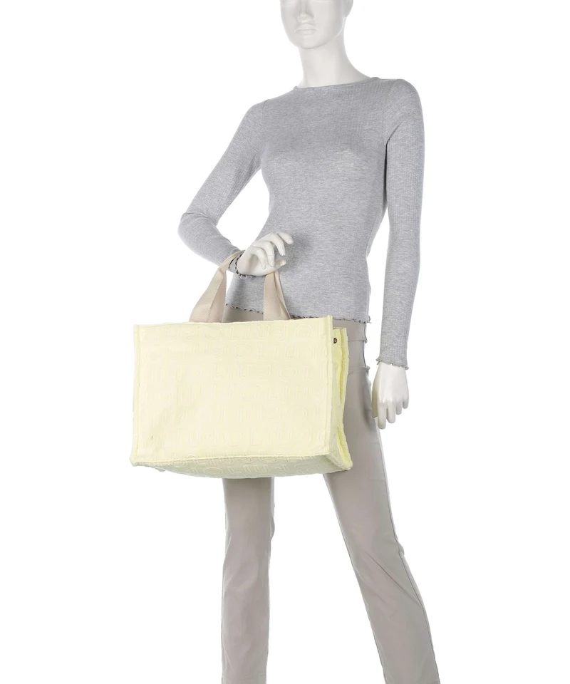 Liu Jo Logo Shopper pale yellow