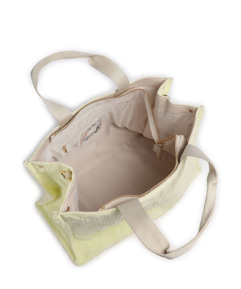 Liu Jo Logo Shopper pale yellow