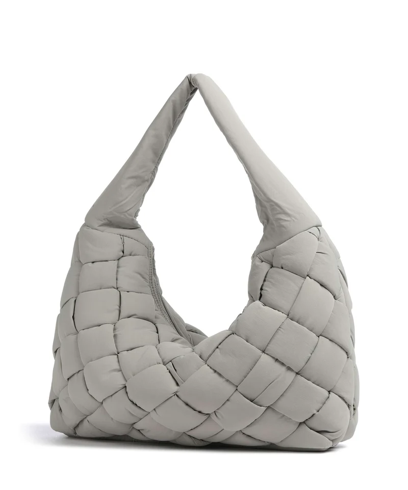 Liebeskind Bo Weaved Nylon L Beuteltasche neutral grey