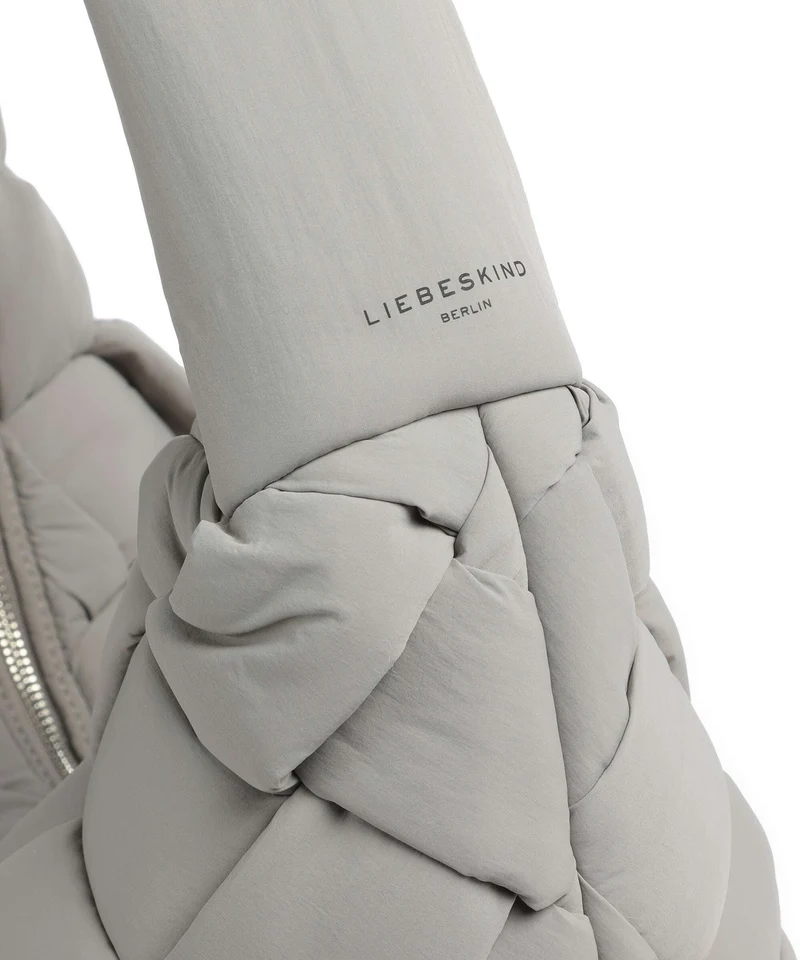 Liebeskind Bo Weaved Nylon L Beuteltasche neutral grey