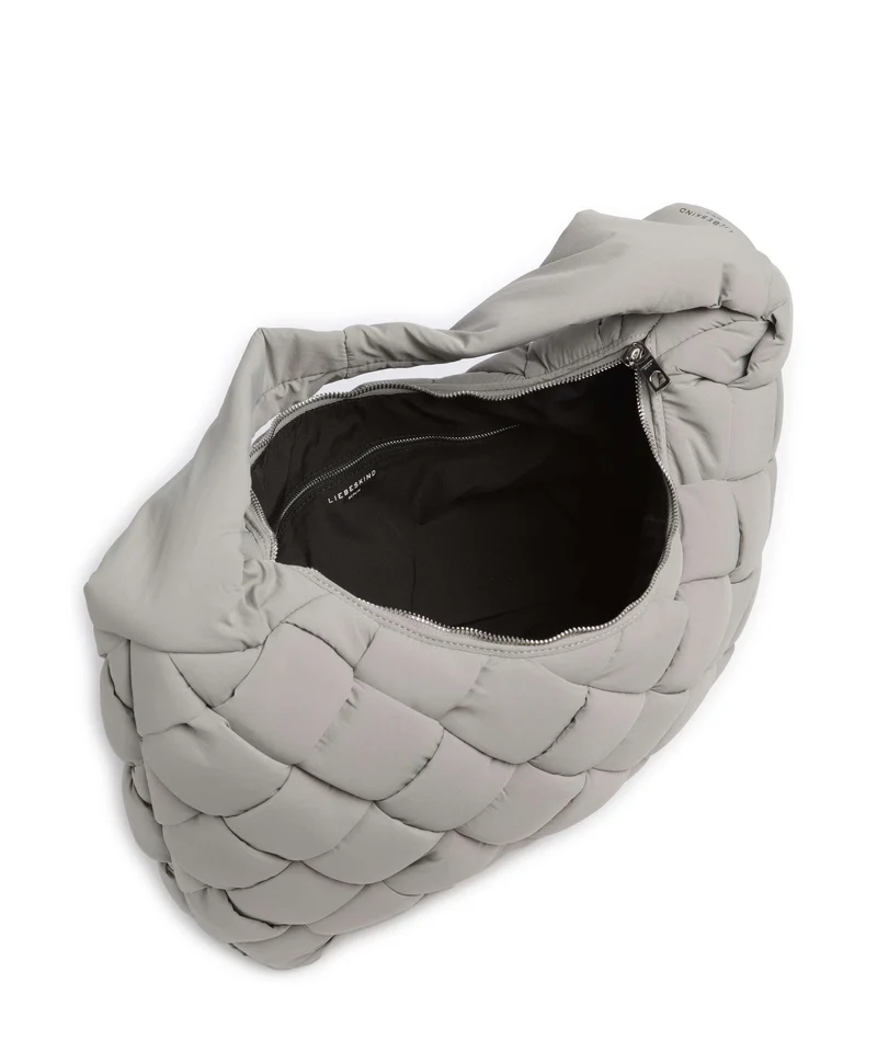 Liebeskind Bo Weaved Nylon L Beuteltasche neutral grey
