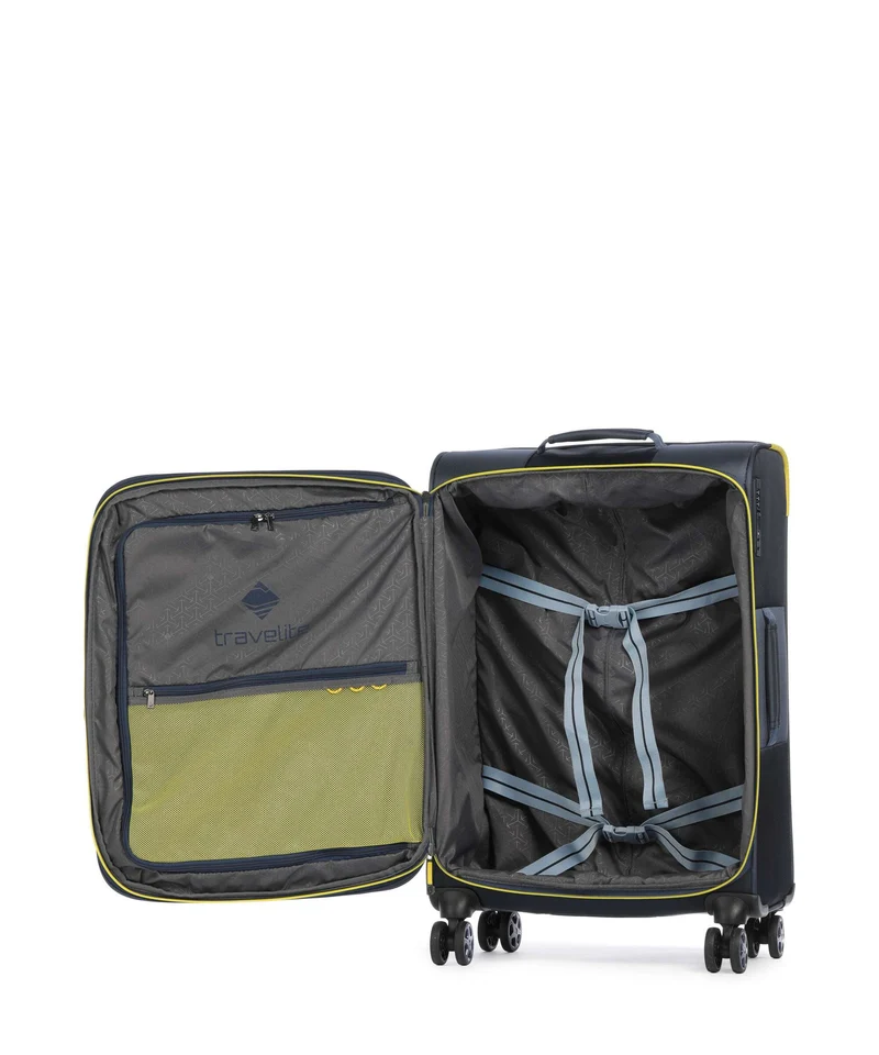Travelite Color Craze 4-Rollen Trolley blau