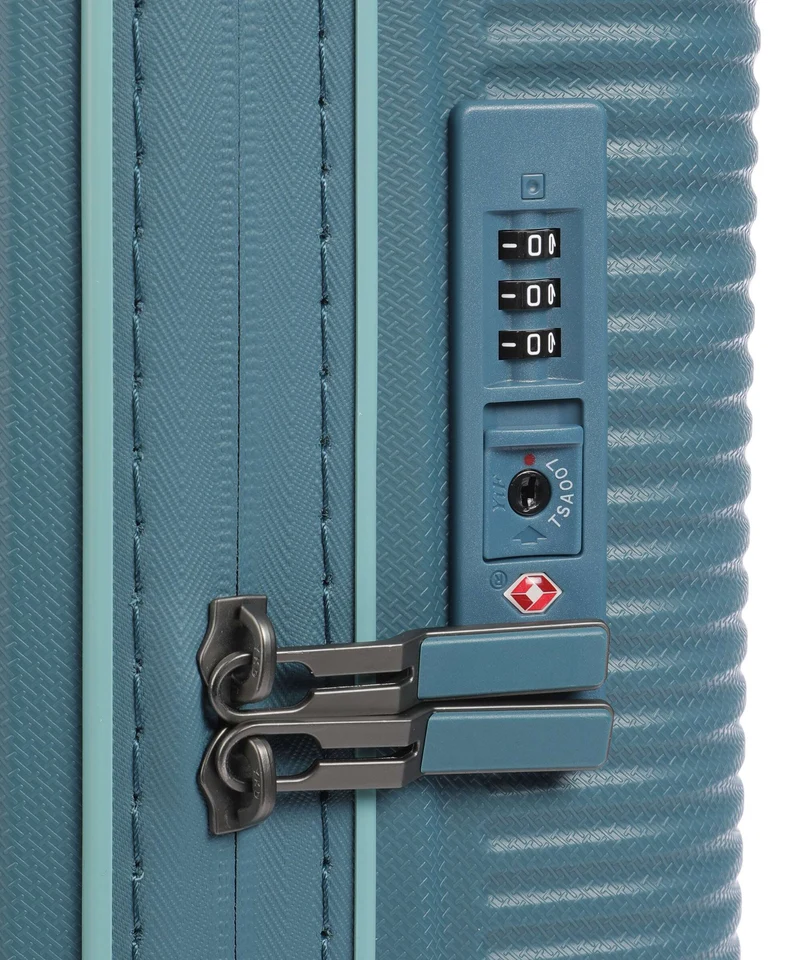 Travelite Roomer 4-Rollen Trolley aqua
