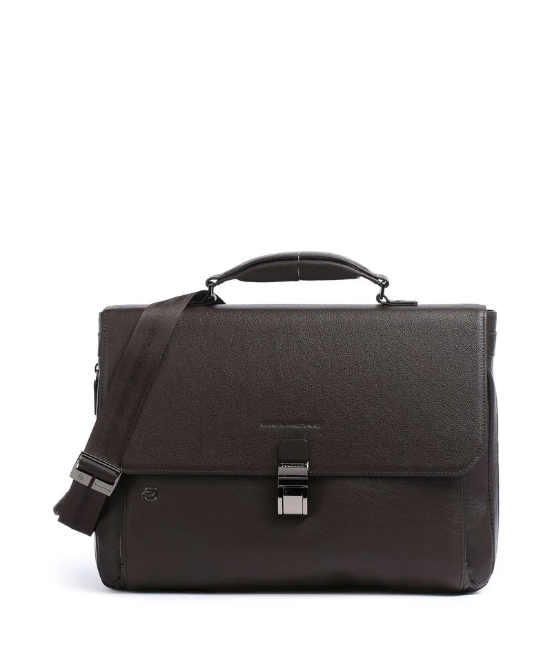 Piquadro Black Square Aktentasche testa di moro