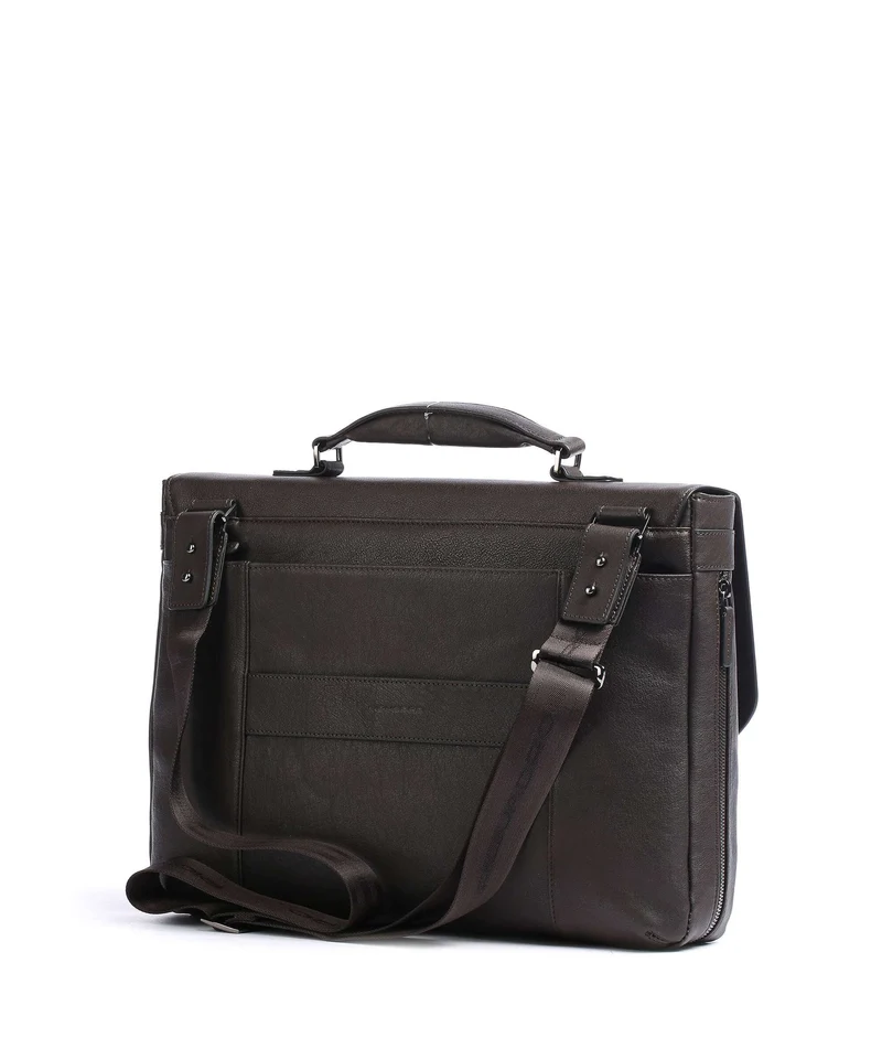 Piquadro Black Square Aktentasche testa di moro