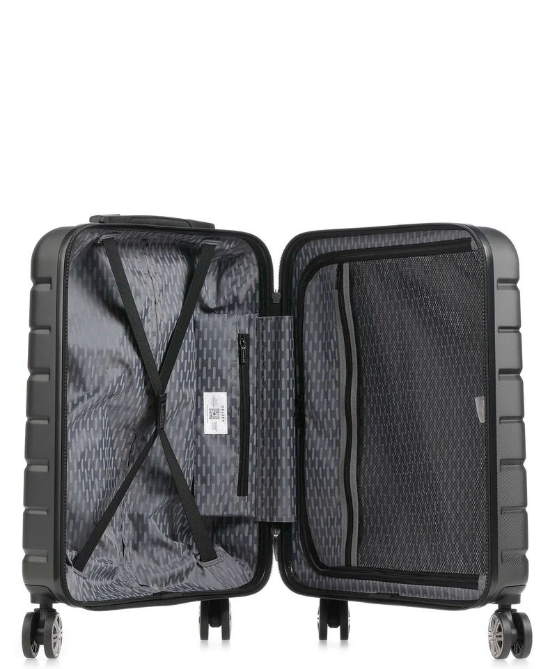 Delsey Paris Air Armour 4-Rollen Trolley schwarz