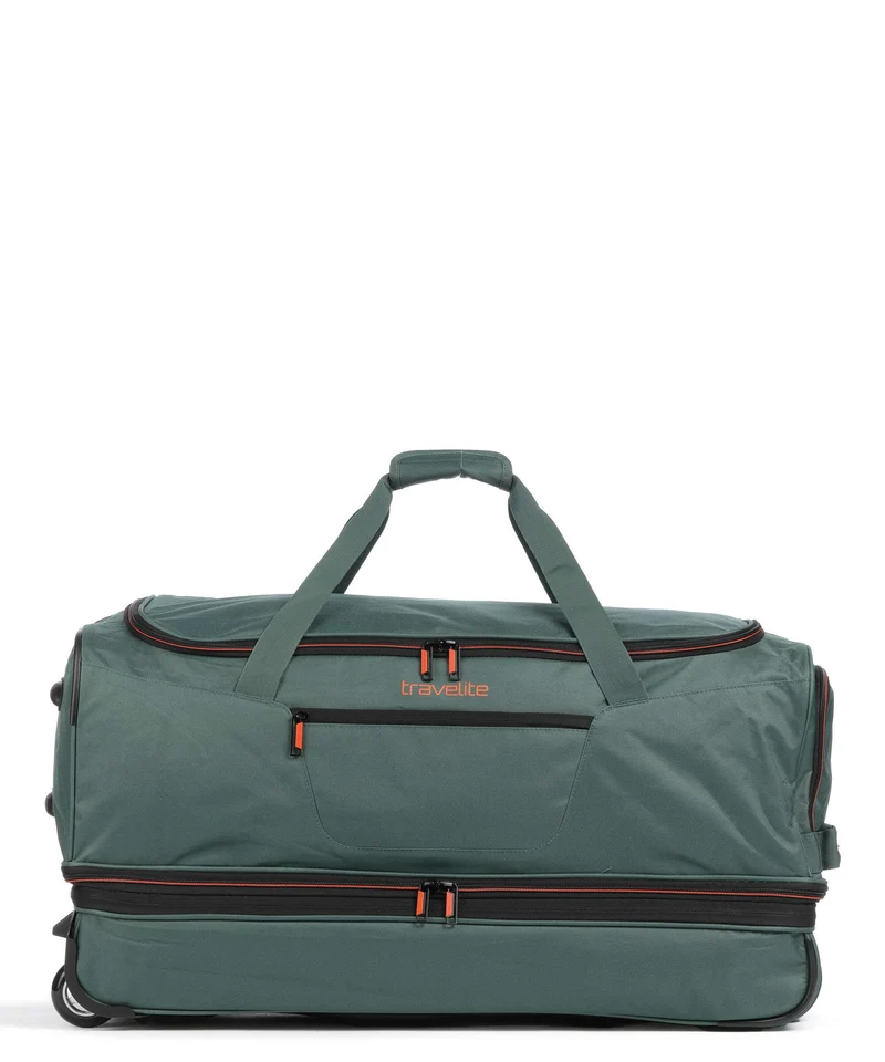Travelite Basics Exp Rollenreisetasche grün
