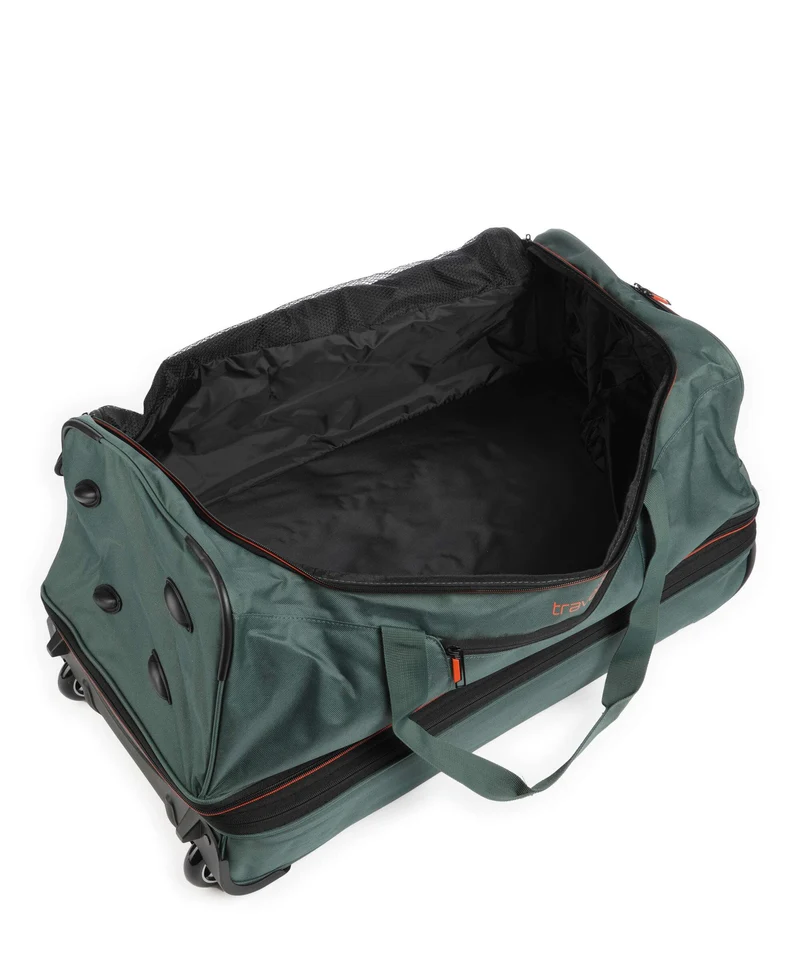 Travelite Basics Exp Rollenreisetasche grün