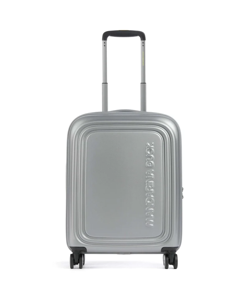 Mandarina Duck Logoduck+ 4-Rollen Trolley silver