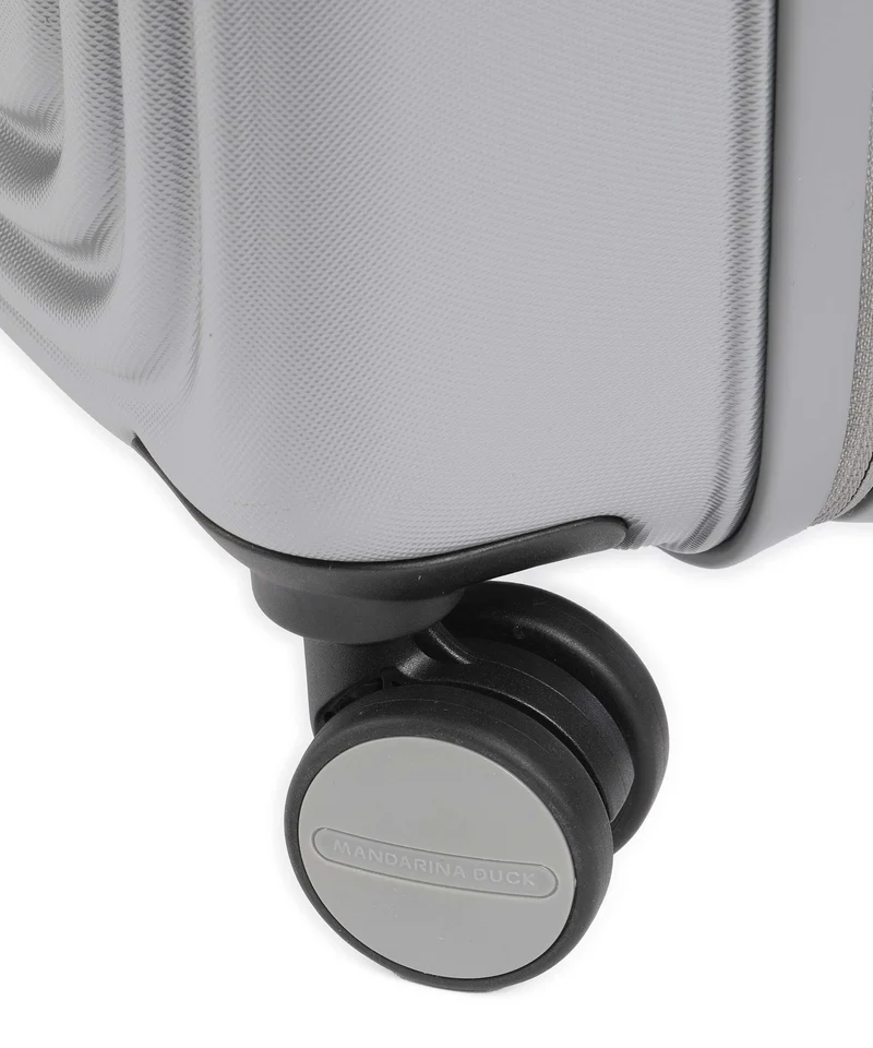 Mandarina Duck Logoduck+ 4-Rollen Trolley silver