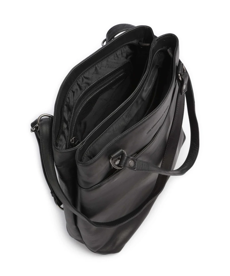 The Chesterfield Brand Wax Pull Up Cow Raynor Rucksack-Tasche black