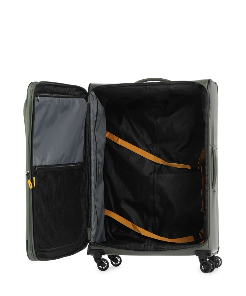 Mandarina Duck Coated 4-Rollen Trolley pine green