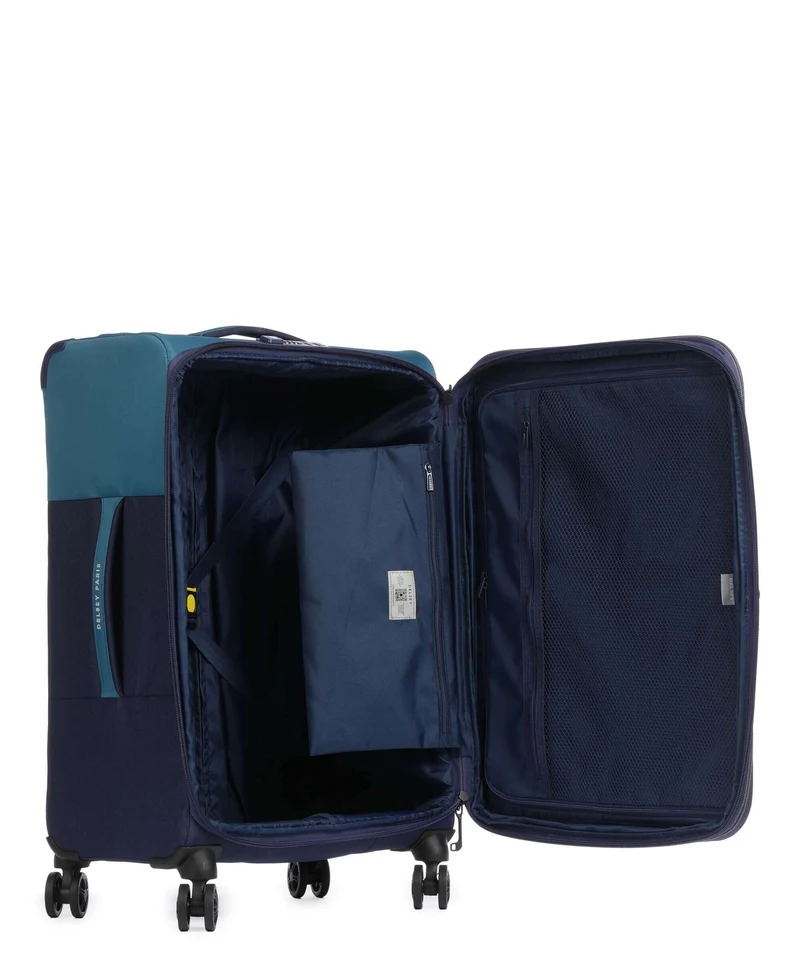 Delsey Paris Brochant 3 4-Rollen Trolley meerblau