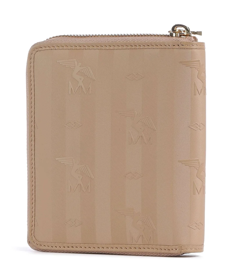 Maison Mollerus Vinerus Niederhorn Geldbörse cappuccino beige