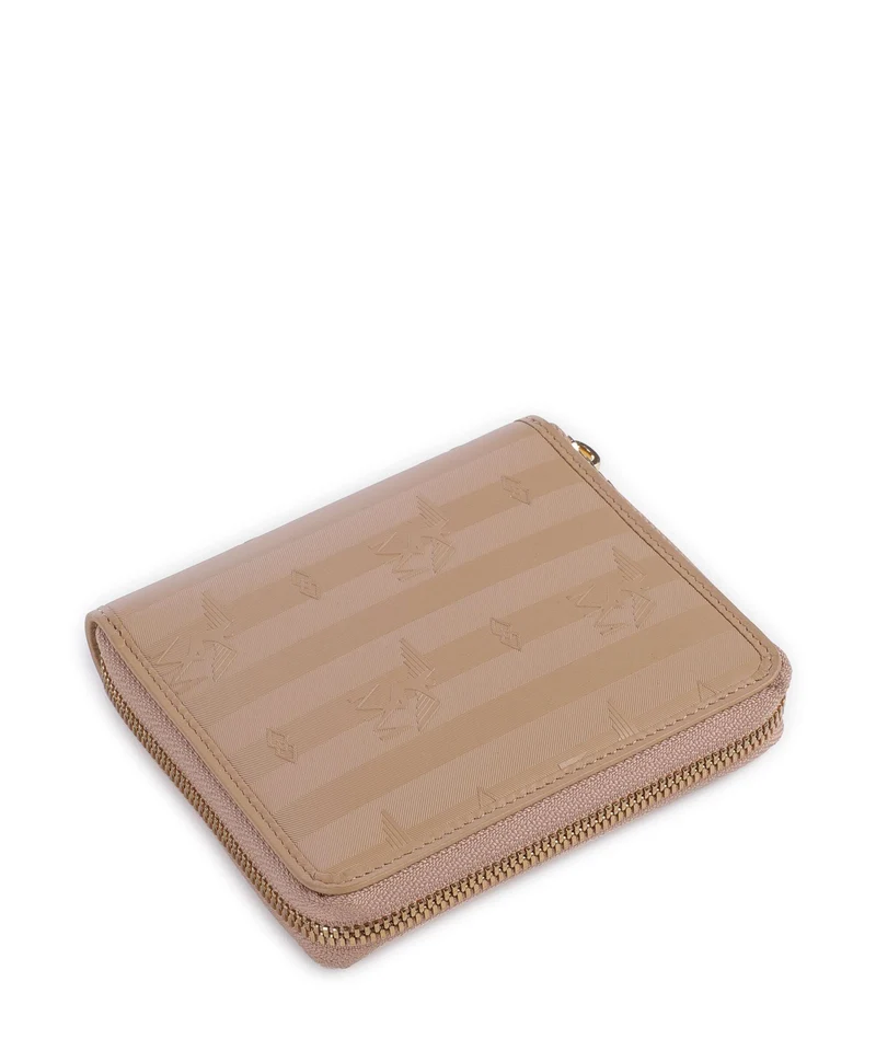 Maison Mollerus Vinerus Niederhorn Geldbörse cappuccino beige