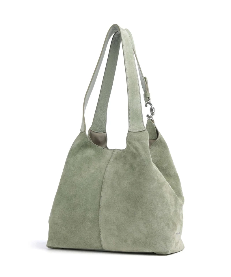Coccinelle C-Easy Suede Beuteltasche greenery