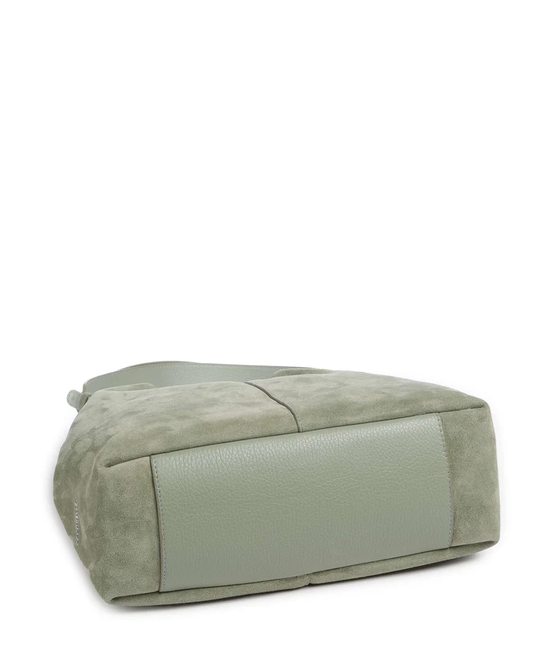 Coccinelle C-Easy Suede Beuteltasche greenery