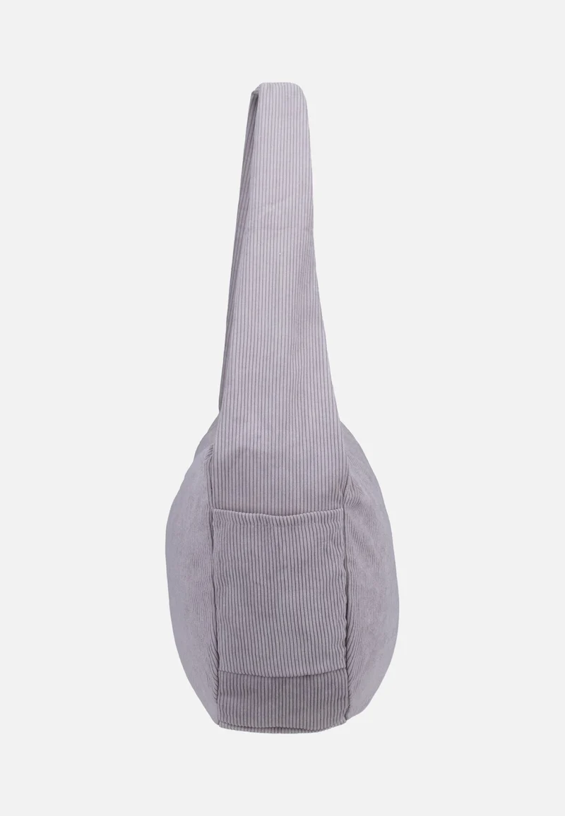 Moonbag Cord Grey - Hobo Bag