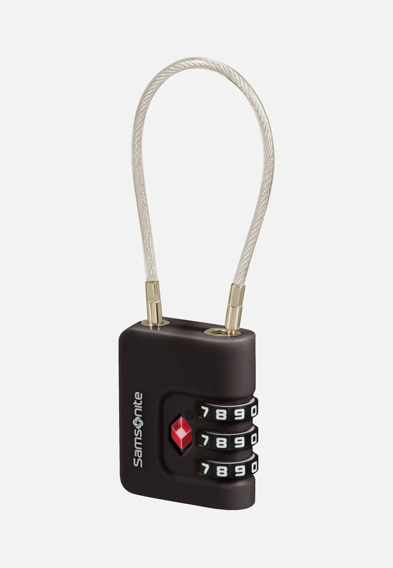 Cablelock 3 Dial TSA Black - Lock-Onesize