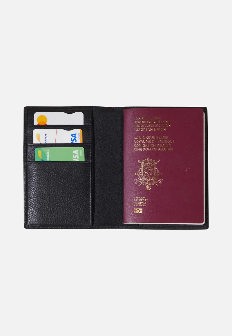 Passport Cover Black - Cover-Onesize