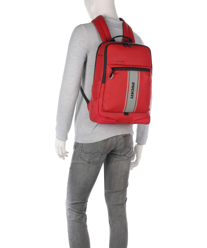 Piquadro Ducati C2OWD Rucksack rosso