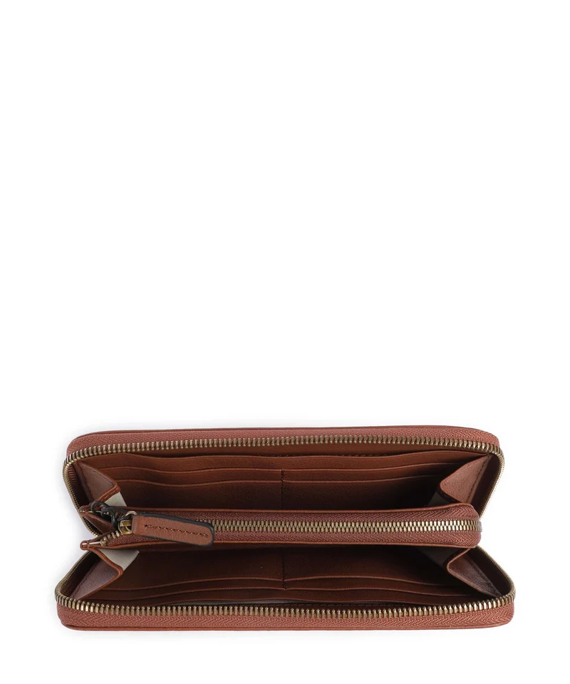 Marc O'Polo Finja L Geldbörse dark cognac