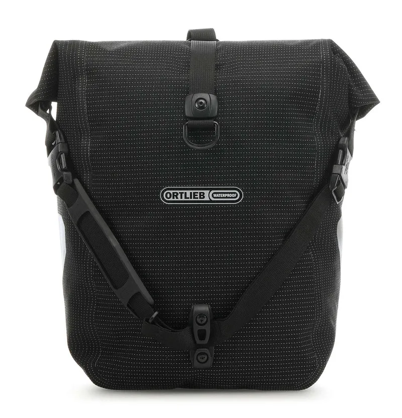 Ortlieb Sport-Roller High Visibility QL2.1 Set Gepäcktasche black reflective