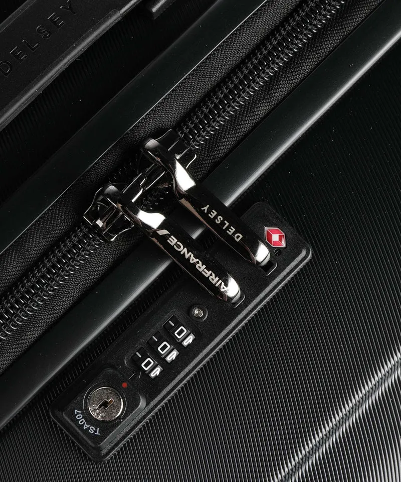 Delsey Paris Allure 4-Rollen Trolley schwarz