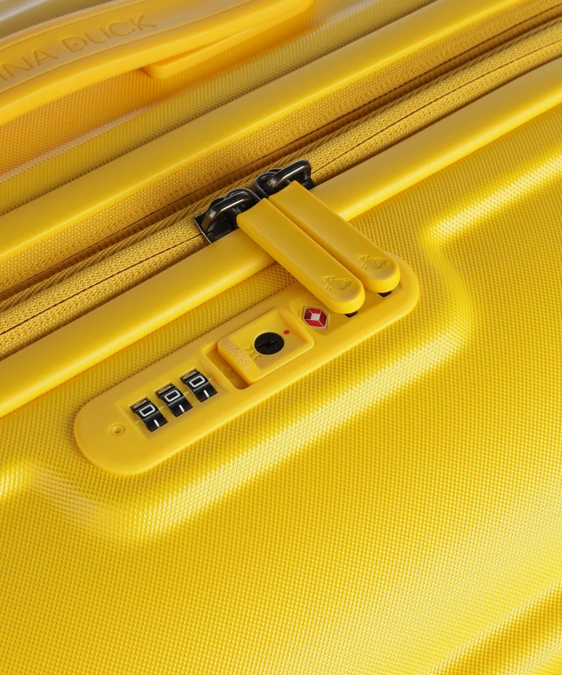Mandarina Duck Logoduck+ 4-Rollen Trolley duck yellow