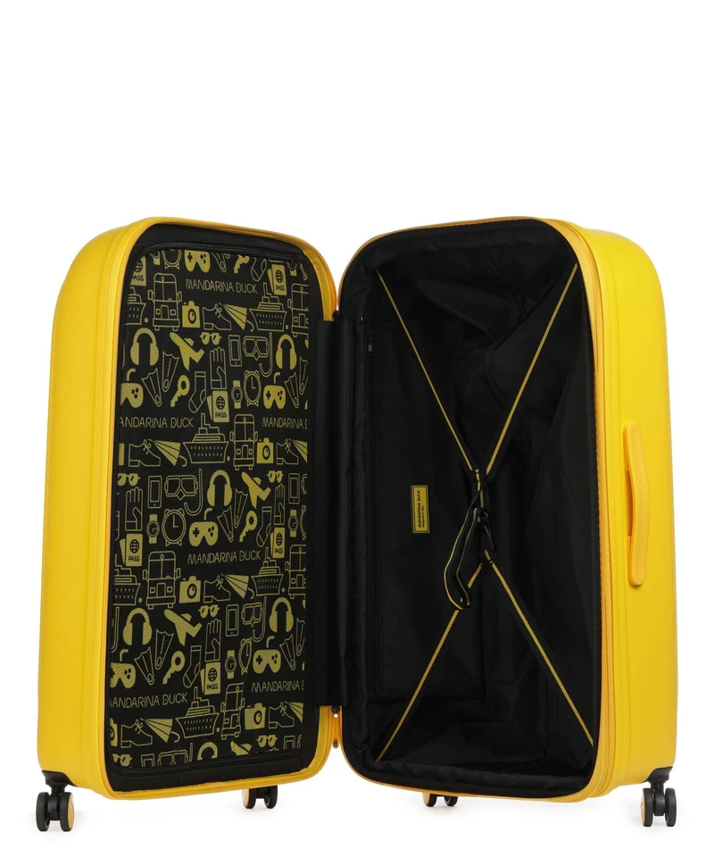Mandarina Duck Logoduck+ 4-Rollen Trolley duck yellow