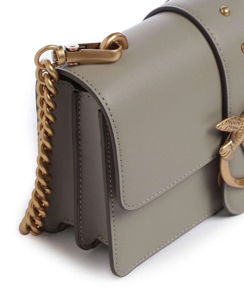 Pinko Love One Mini Umhängetasche noce/antique gold