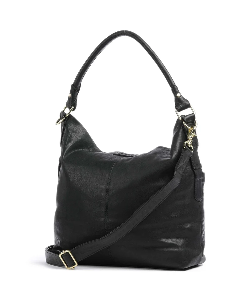 Depeche Golden Chic Beuteltasche nero