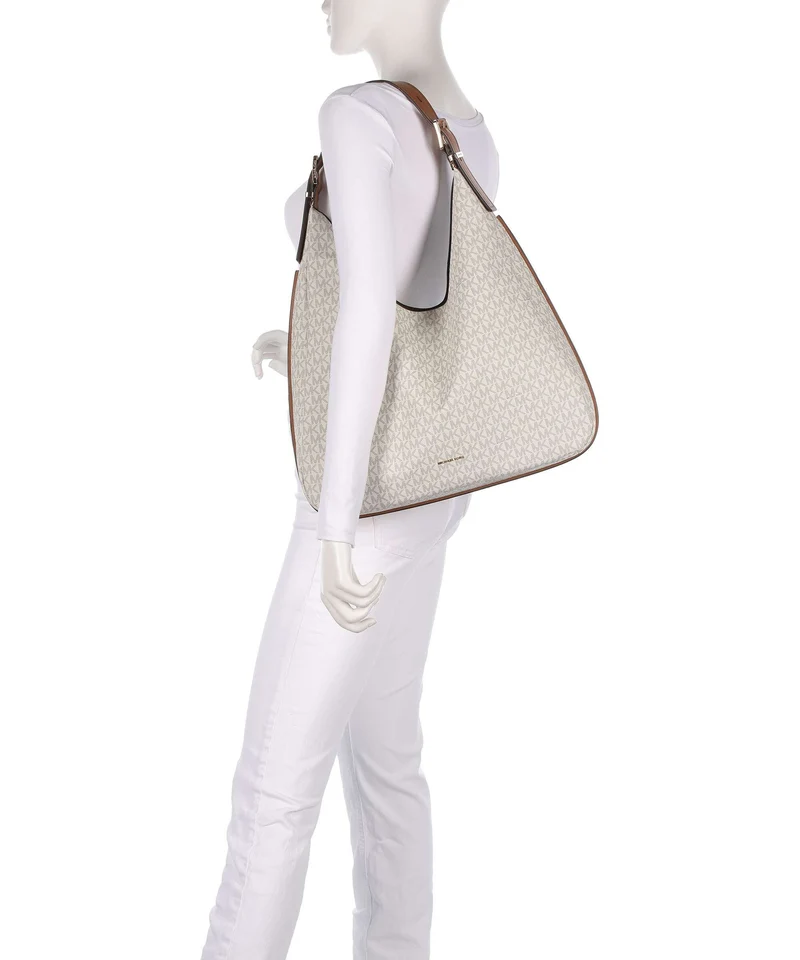 Michael Kors Nolita Large Beuteltasche vanilla/acorn