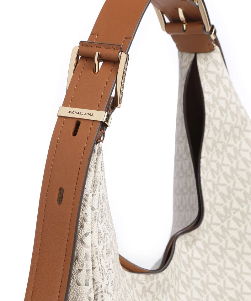 Michael Kors Nolita Large Beuteltasche vanilla/acorn