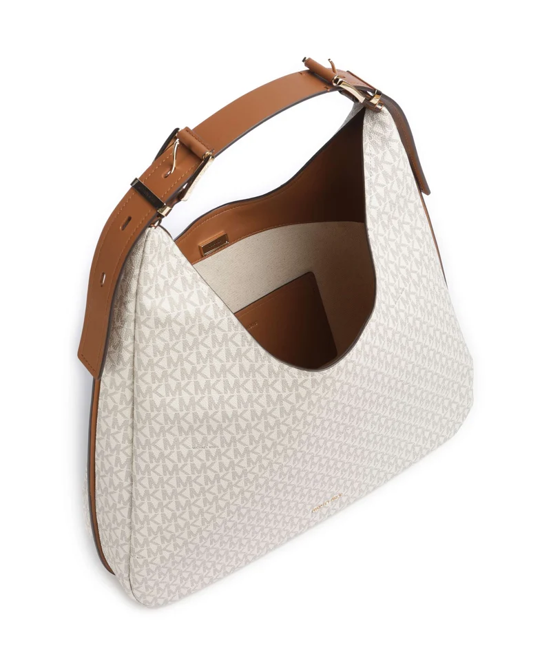 Michael Kors Nolita Large Beuteltasche vanilla/acorn