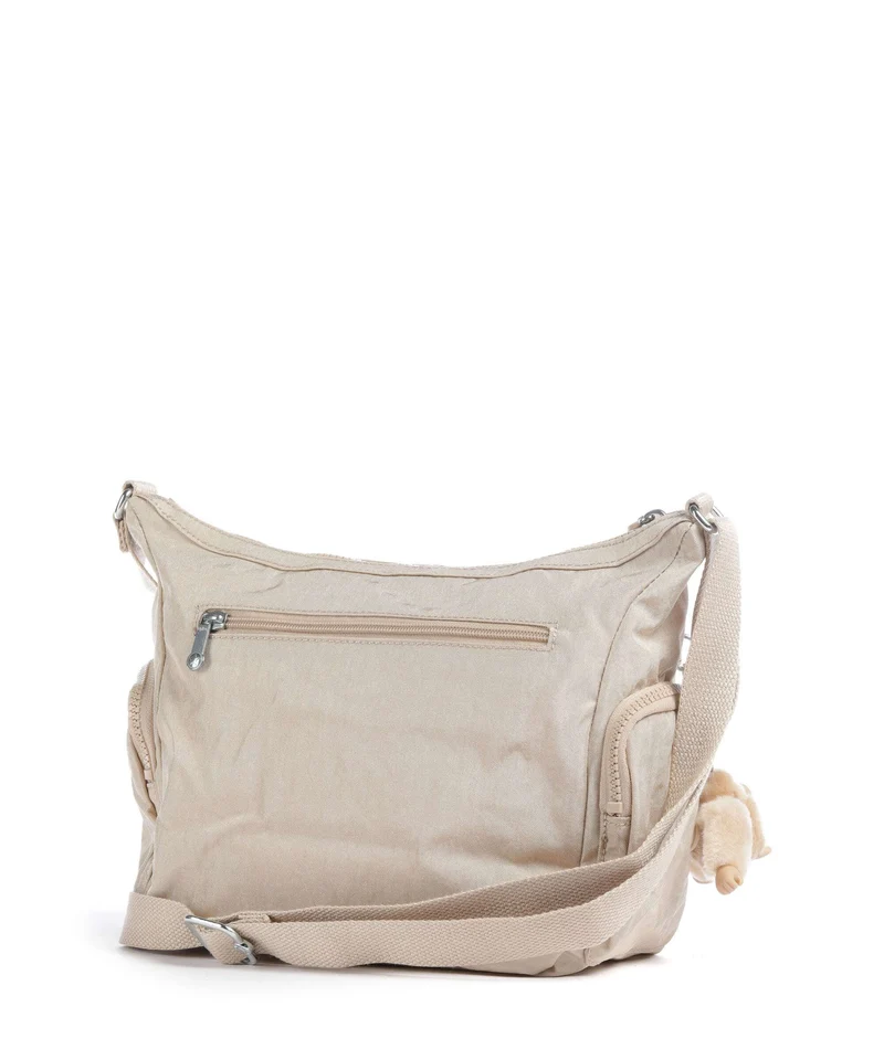 Kipling Basic Gabbie S Umhängetasche sparkled beige