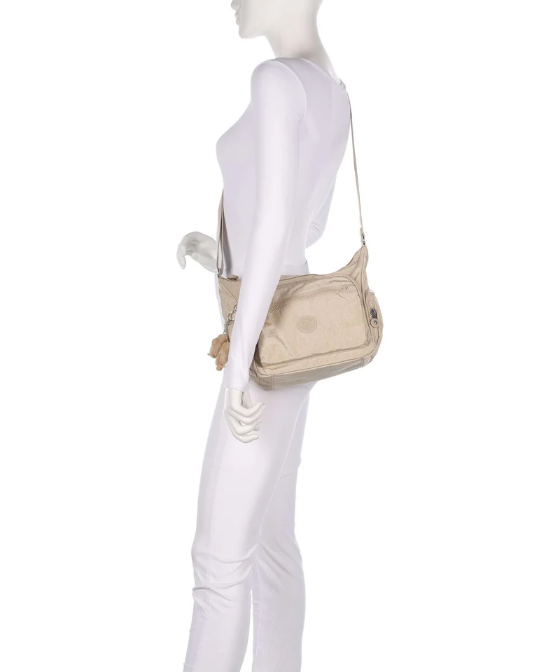Kipling Basic Gabbie S Umhängetasche sparkled beige