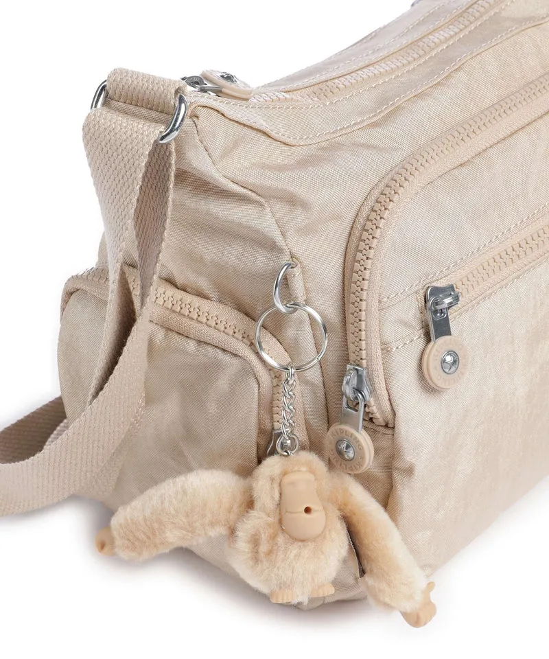 Kipling Basic Gabbie S Umhängetasche sparkled beige