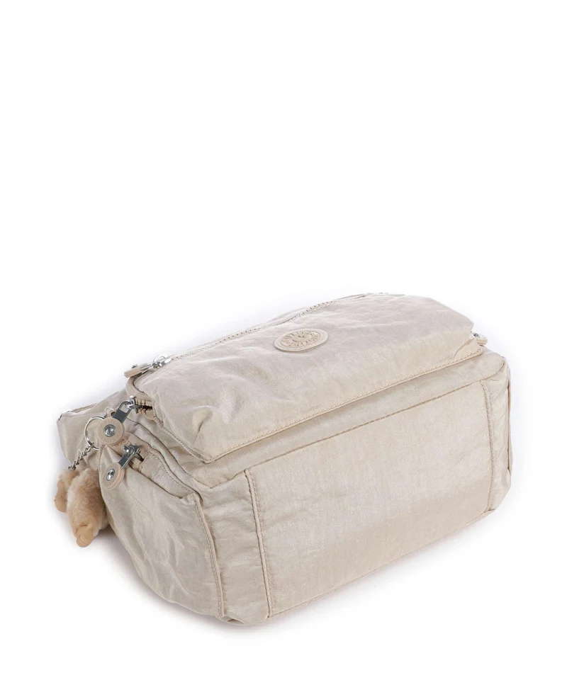 Kipling Basic Gabbie S Umhängetasche sparkled beige