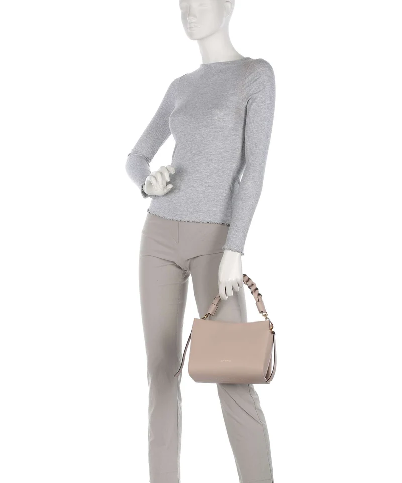 Coccinelle Boheme Grana Double Handtasche rosette/warm taupe