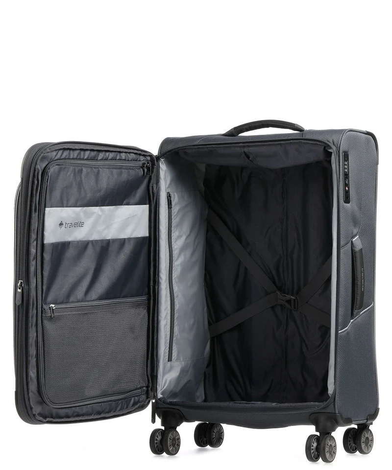 Travelite Skaii 4-Rollen Trolley gipfelgrau