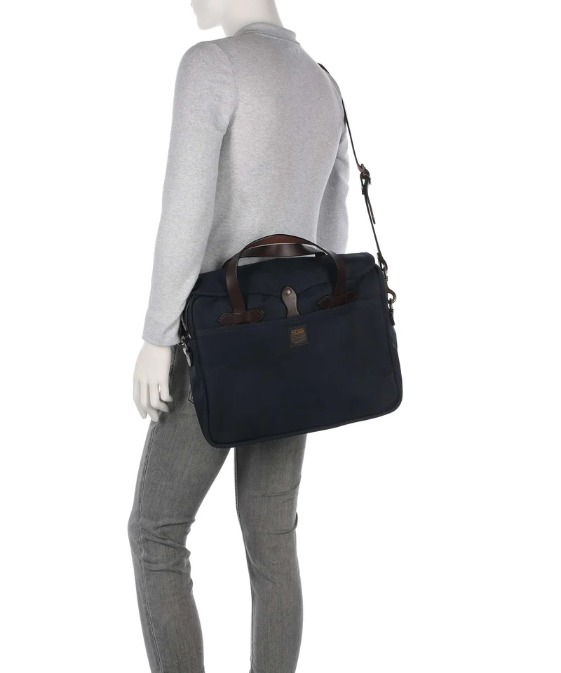 Filson Luggage Twill Aktentasche navy