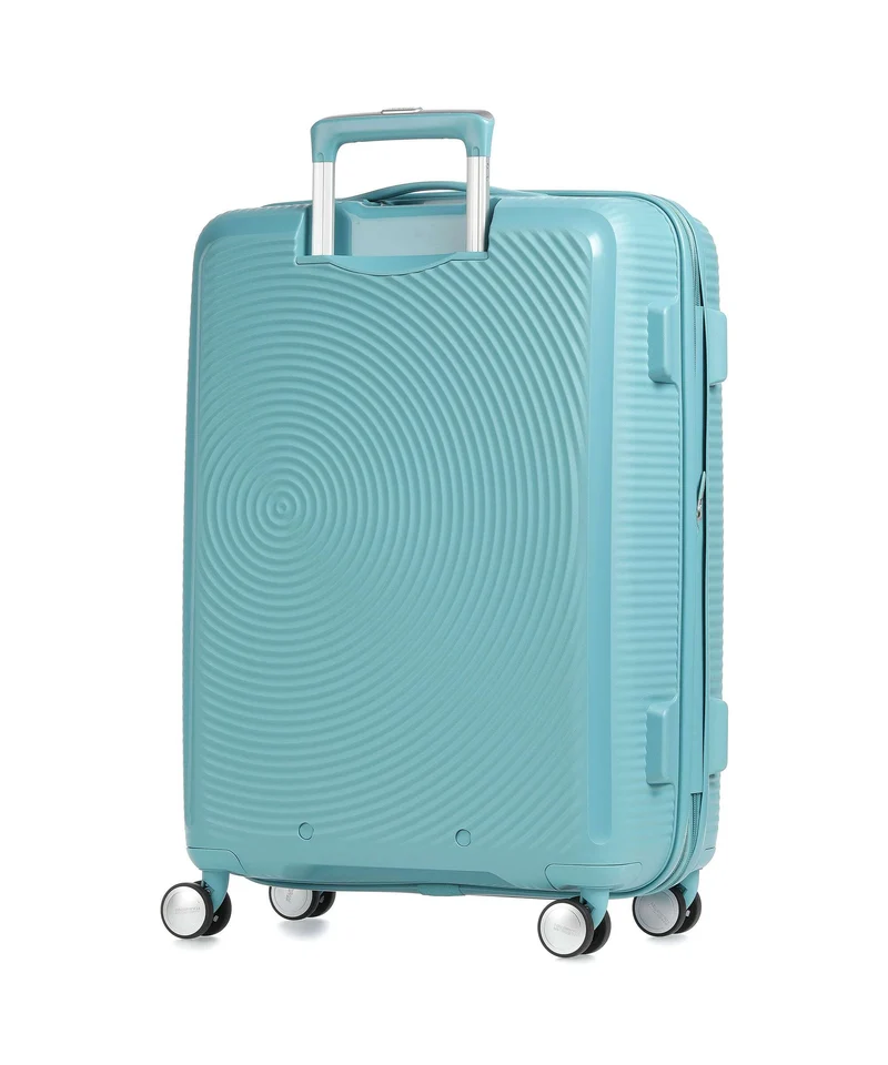 American Tourister Soundbox 4-Rollen Trolley turquoise tonic