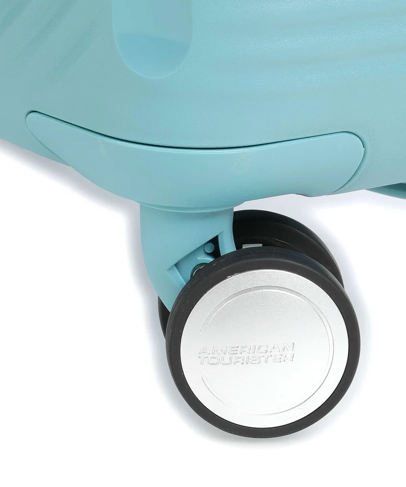 American Tourister Soundbox 4-Rollen Trolley turquoise tonic