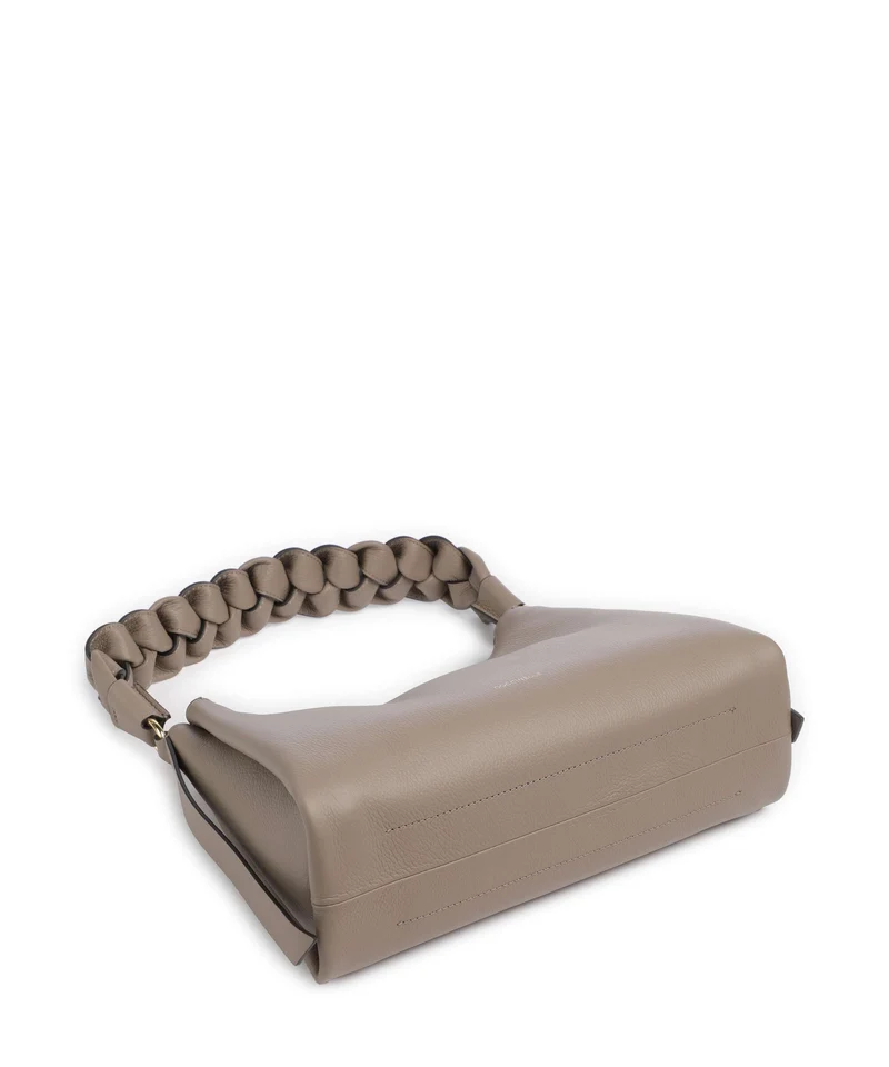 Coccinelle Boheme Grana Double Schultertasche warm taupe/rosette