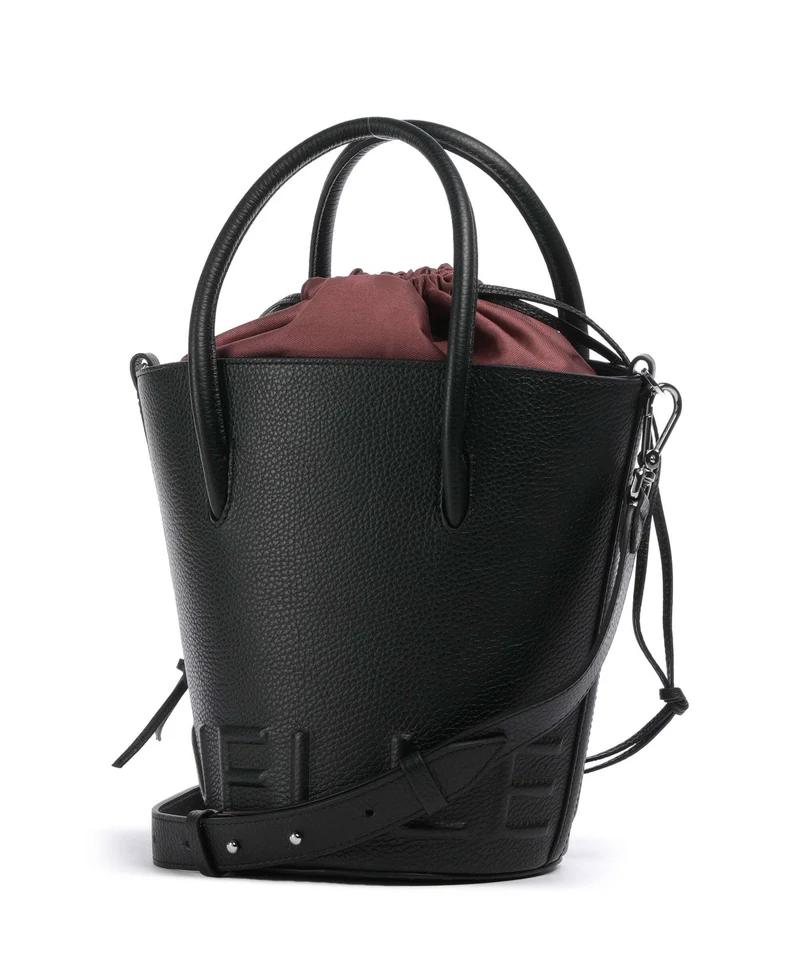 Coccinelle Myrtha Maxi Logo Bucket Handtasche noir
