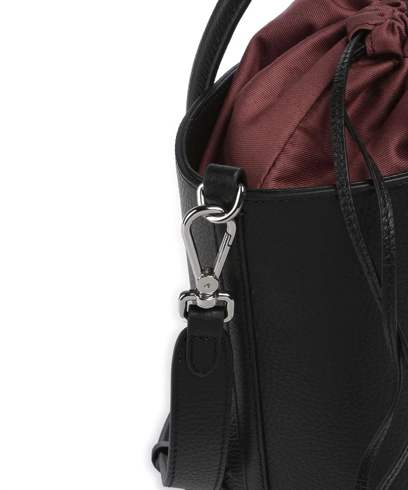 Coccinelle Myrtha Maxi Logo Bucket Handtasche noir