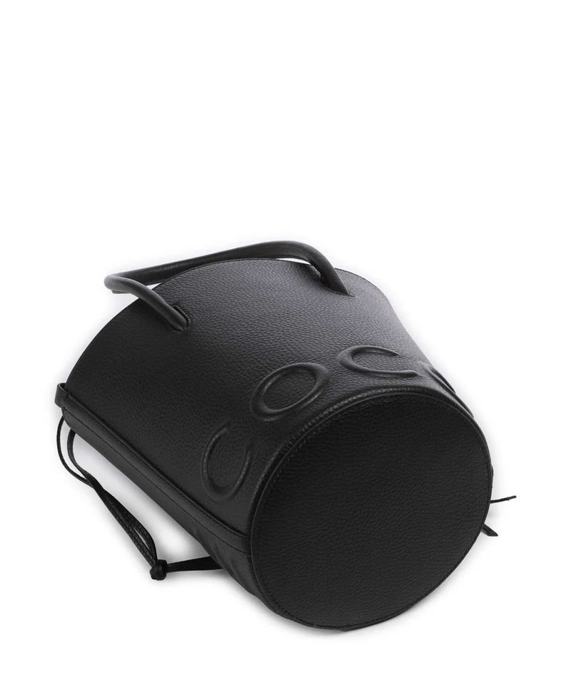 Coccinelle Myrtha Maxi Logo Bucket Handtasche noir